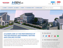Tablet Screenshot of hondasmarthome.com